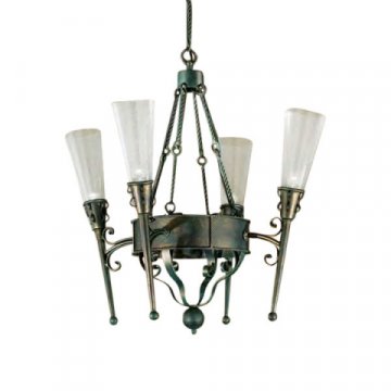 Подвесная люстра MM Lampadari Fiaccole 6231/4 V0007