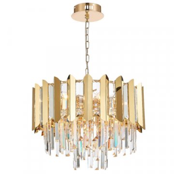 Подвесная люстра Natali Kovaltseva Amazone 81444/8C Gold