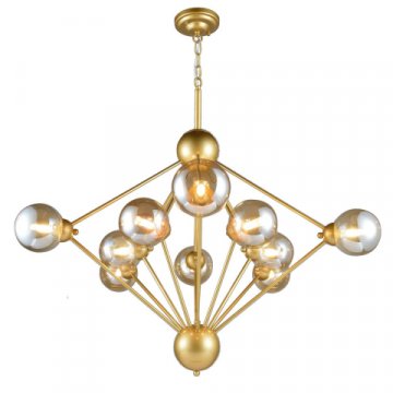 Подвесная люстра Natali Kovaltseva Stuttgart Stuttgart 91006/10C Gold
