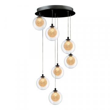 Подвесная светодиодная люстра iLedex Oblivion C4457-7R CR