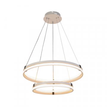 Подвесная светодиодная люстра Profit Light 6038/2 WHT+CHR