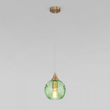Подвесной светильник Eurosvet Lotus 50221/1 зеленый