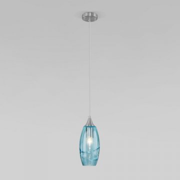 Подвесной светильник Eurosvet Lotus 50222/1 голубой