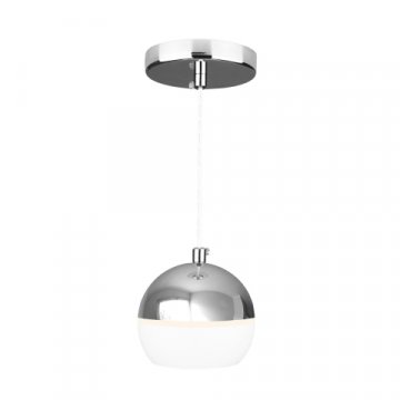 Подвесной светодиодный светильник Elektrostandard DLS023 9W 4200K белый/хром a047803