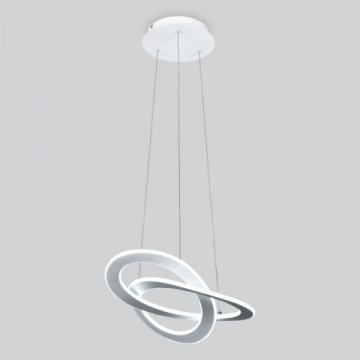 Подвесной светодиодный светильник Eurosvet Smart Onde 90217/1 белый