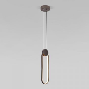 Подвесной светодиодный светильник Eurosvet Style 50218/1 LED черный жемчуг