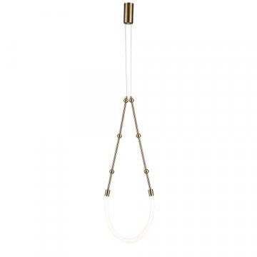 Подвесной светодиодный светильник Indigo Corda 14010/1P Brass V000062L