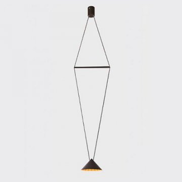 Подвесной светодиодный светильник Italline IT03-1430 black/orange