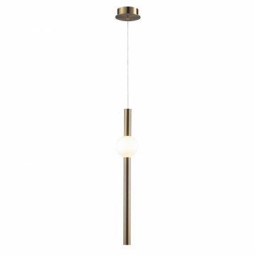 Подвесной светодиодный светильник Lumien Hall Greniya LH8023/1PA-GD-WT