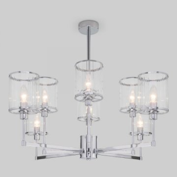 Потолочная люстра Eurosvet 60144/8 хром