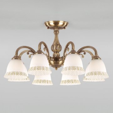 Потолочная люстра Eurosvet Campina 60107/8 античная бронза