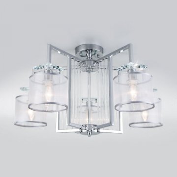 Потолочная люстра Eurosvet Fargo 60123/5 хром Smart