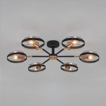 Потолочная люстра Eurosvet Gallo 70121/6 черный