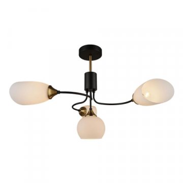Потолочная люстра IMEX MD.3862-4-S BK+CP