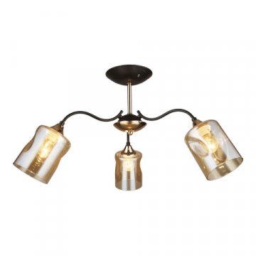 Потолочная люстра IMEX MD.4052-3-S COFFEE+FGD