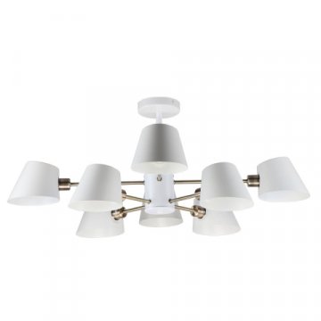 Потолочная люстра IMEX MD.9130-8-S WH+AB