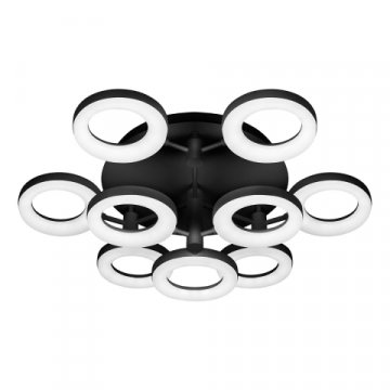 Потолочная светодиодная люстра iLedex Jomo FS-014-X9 108W BK