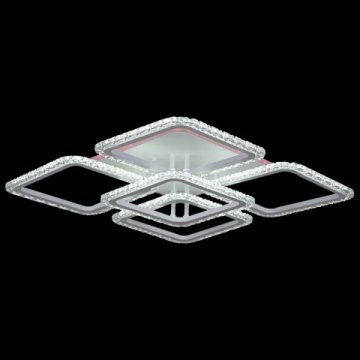 Потолочная светодиодная люстра Reluce 08869-0.3-4+1 WH (RGB)