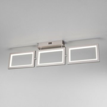 Потолочный светодиодный светильник Eurosvet Maya 90223/3 матовое серебро