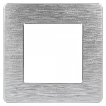 Рамка 1-постовая ЭРА 12 сатин алюминий 12-5101-03 Б0052501