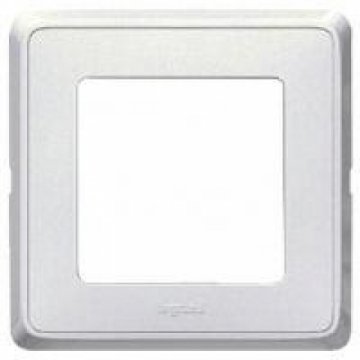 Рамка 1-постовая Legrand Cariva белая 773660