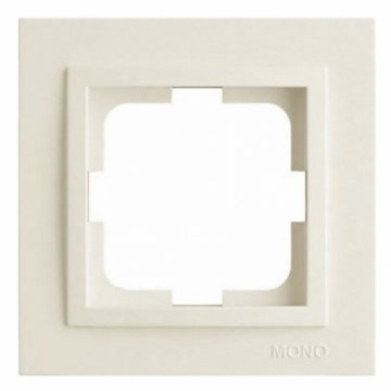 Рамка 1-постовая Mono Electric Despina слоновая кость 102-010000-160
