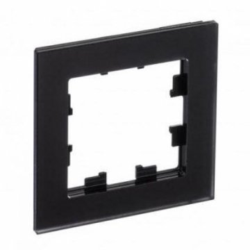 Рамка 1-постовая Schneider Electric AtlasDesign Nature черная ATN331001