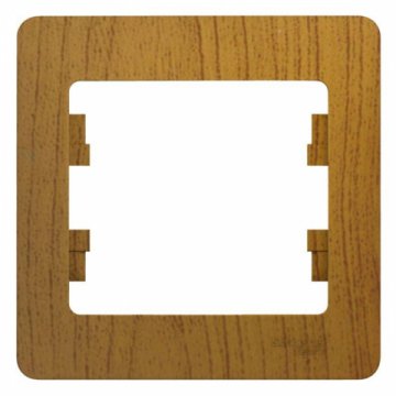 Рамка 1-постовая Schneider Electric Glossa дуб GSL000501