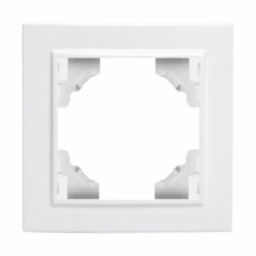 Рамка 1-постовая Stekker Эрна белый PFR00-9001-01 39623