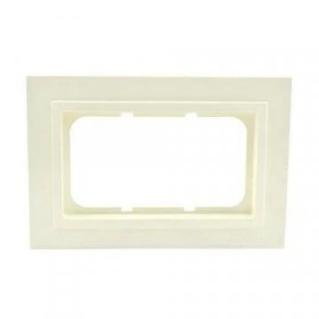 Рамка 2-модульная Mono Electric Larissa слоновая кость 103-010100-165