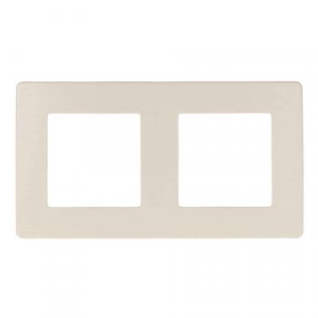 Рамка 2-постовая ЭРА 12 сатин слоновая кость 12-5102-02 Б0052510