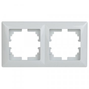 Рамка 2-постовая ЭРА Intro Solo белый 4-502-01 Б0043410