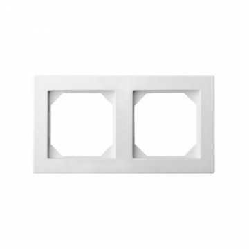 Рамка 2-постовая Liregus Epsilon белый 28-0422