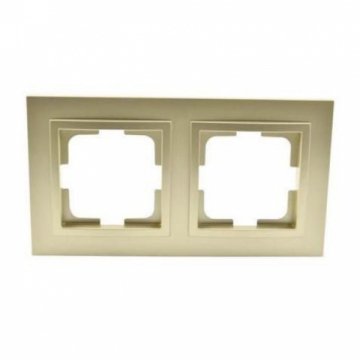 Рамка 2-постовая Mono Electric Despina титан 102-220000-161