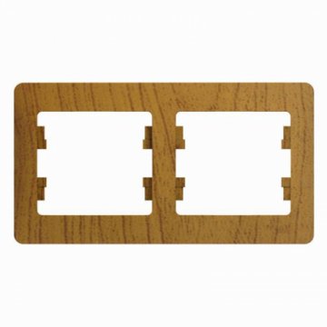 Рамка 2-постовая Schneider Electric Glossa дуб GSL000502
