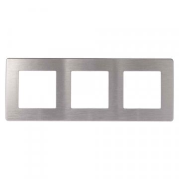 Рамка 3-постовая ЭРА 12 сатин алюминий 12-5103-03 Б0052521
