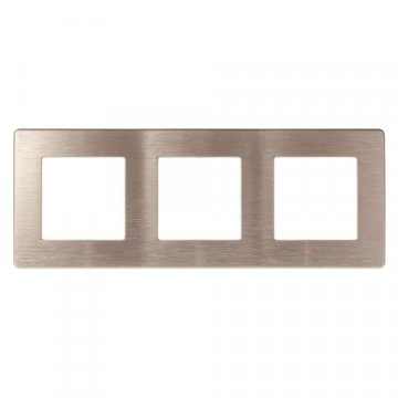 Рамка 3-постовая ЭРА 12 сатин шампань 12-5103-04 Б0052522