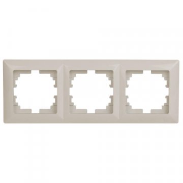 Рамка 3-постовая ЭРА Intro Solo слоновая кость 4-503-02 Б0043418