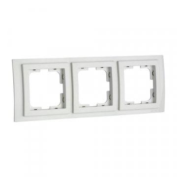 Рамка 3-постовая Mono Electric Larissa белый 103-191900-162