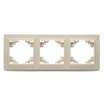 Рамка 3-постовая Stekker Эрна слоновая кость PFR00-9003-02 39242
