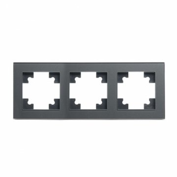 Рамка 3-постовая Stekker Катрин графит GFR00-7003-06 39541