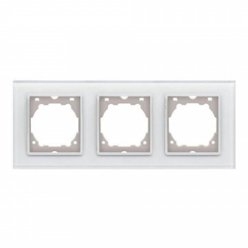 Рамка 3-постовая Vesta-Electric Exclusive White белый FRM050206SER
