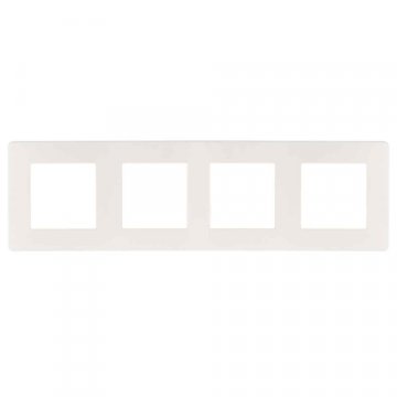 Рамка 4-постовая ЭРА 12 сатин белый 12-5104-01 Б0052529