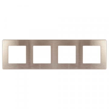 Рамка 4-постовая ЭРА 12 сатин бронза 12-5104-13 Б0052536