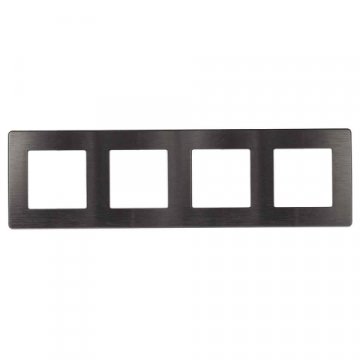 Рамка 4-постовая ЭРА 12 сатин графит 12-5104-12 Б0052535