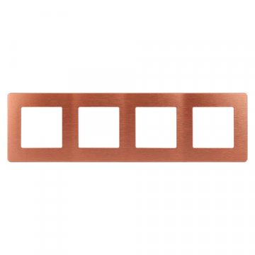 Рамка 4-постовая ЭРА 12 сатин медь 12-5104-14 Б0052537