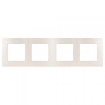 Рамка 4-постовая ЭРА 12 сатин перламутр 12-5104-15 Б0052538