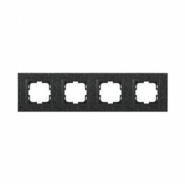 Рамка 4-постовая Mono Electric Style Granit чёрный гранит 107-610000-163