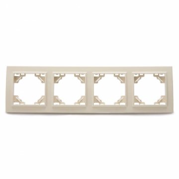 Рамка 4-постовая Stekker Эрна слоновая кость PFR00-9004-02 39243