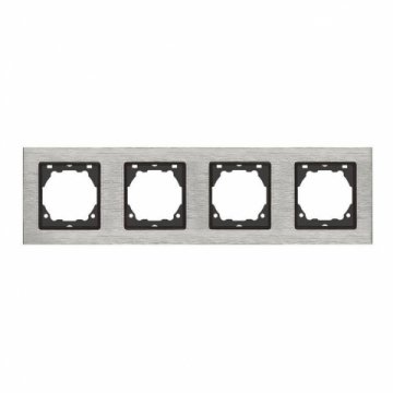 Рамка 4-постовая Vesta-Electric Exclusive Silver Metallic серебро FRM050401STA